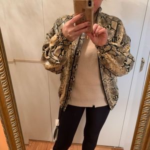 NWT Gucci Leather Jacket